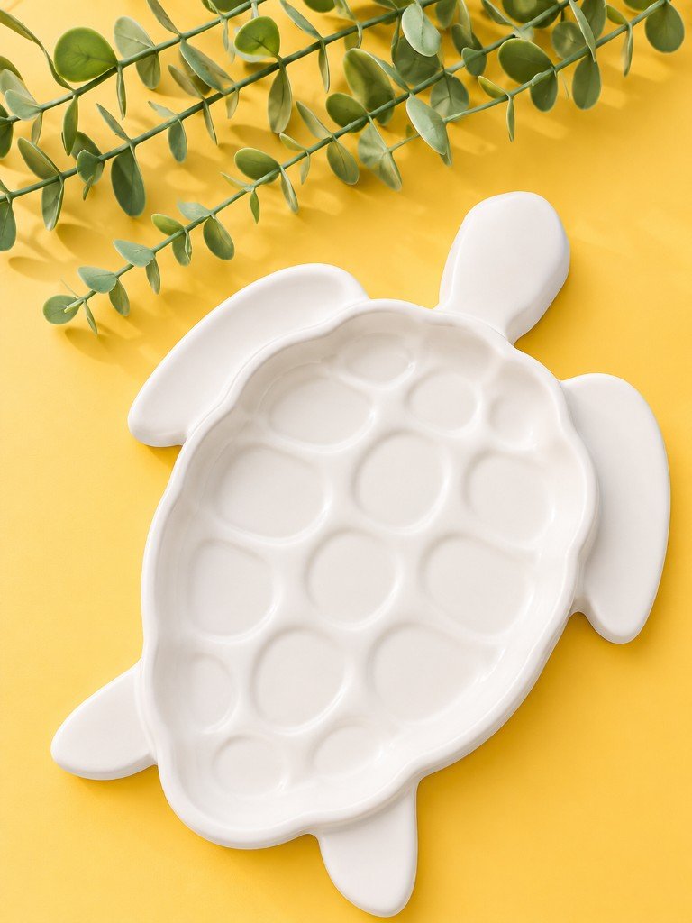 Tortuga de mar de yeso para pintar